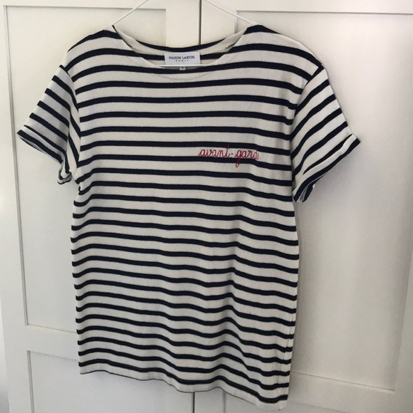 Maison Labiche Paris Tops - Maison Labiche Paris Striped Tee Shirt